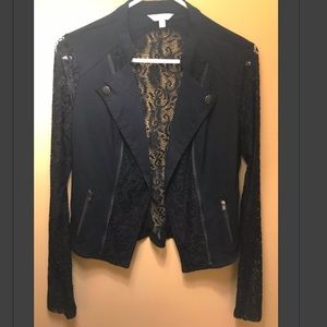 Lightweight Spring/Summer Jacket w/Lace Detail